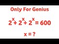 A Wonderful Exponential Problem | Germany Math Olympiad |