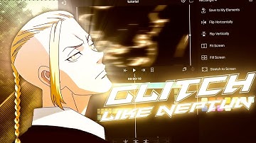 Glitch like Neptun tutorial | Alight Motion