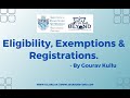 Eligibility, Exemptions, registrations for ICS Examination | Sea and Beyond