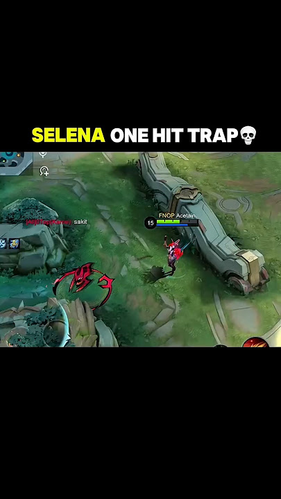 SELENA ONE HIT TRAP ☠️🔥  #mlbb #selenamlbb