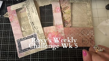 #roxysweeklychallenge​ | Tutorial | recycled envelope window flips with pocket | Week 5
