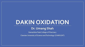 #Dakin oxidation : Reaction and Mechanism I #Dr. Umang Shah I #PharmaToonz I #GPAT I #NIPERJEE