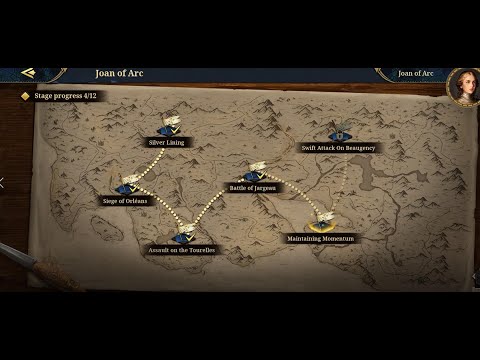 European War VII Medieval Hero Legend: Heroine of France (Joan of Arc) Hard All Completed (1-6)