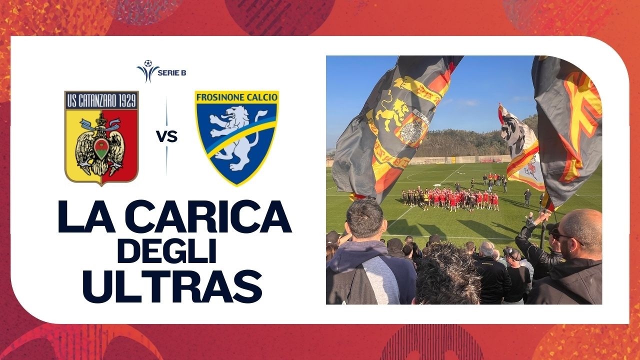 Ultras a San Floro per dare la Carica Prima della Gara col Frosinone @aquileimperiali