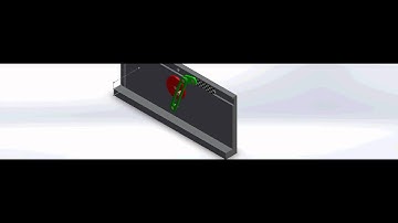 Crank and Slotted lever Quick Return mechanism solidworks animation