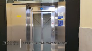 2 Brand New 2023 Grivan MRL traction elevators@Cremona Railway Station, Cremona, Italy