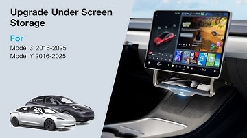 WIGOO Tesla Model Y/3 Under Screen Storage Box Installation Tutorial