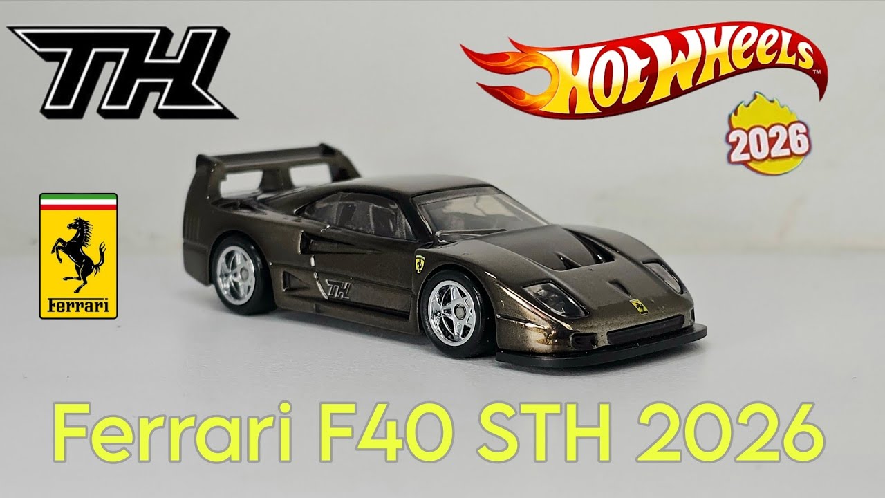 Ferrari F40 STH 2026 de Hot Wheels CUSTOM