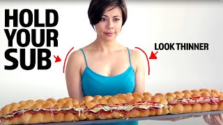 How To Look Thinner | Holding Your Sub