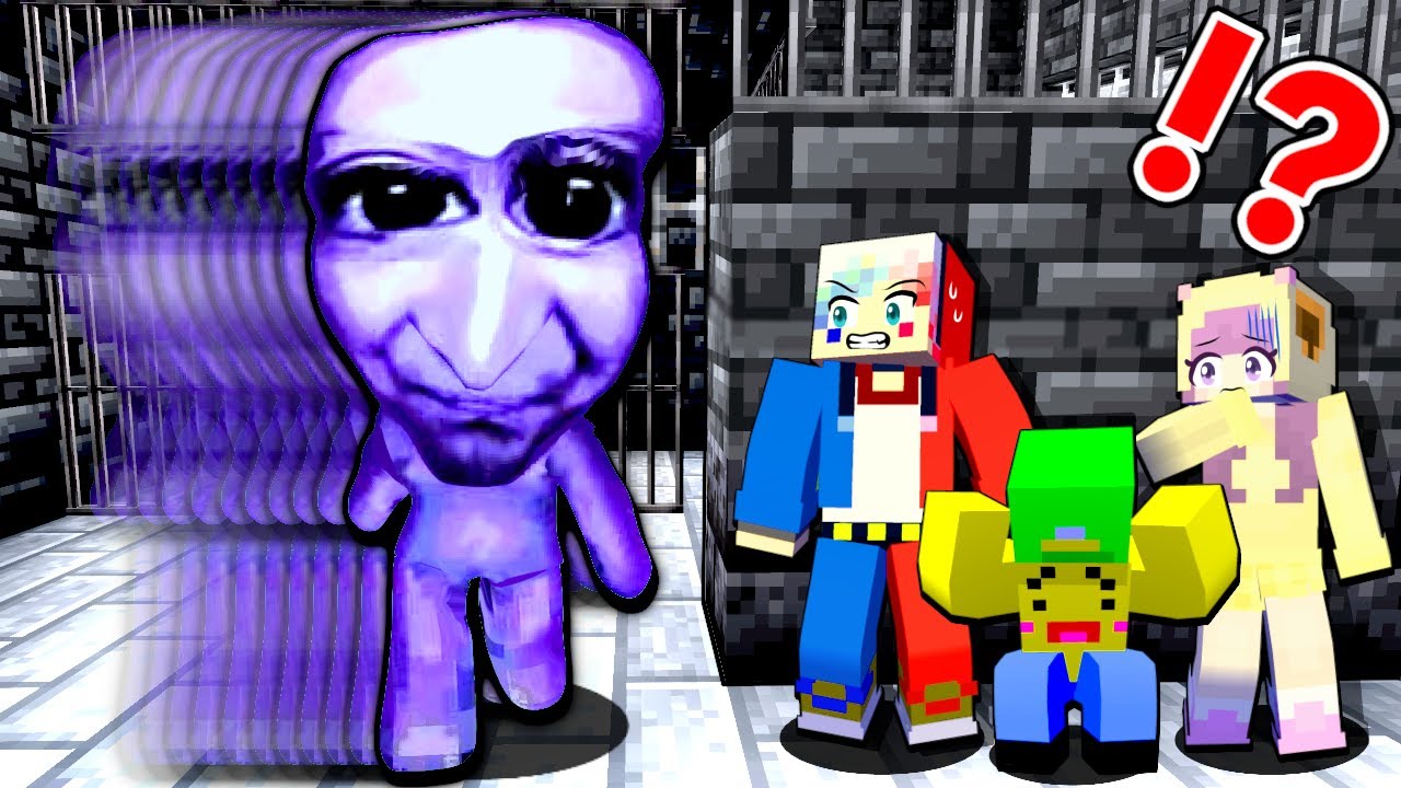 最恐で最速の【青鬼】に襲われた⁉恐怖の館から脱出するマインクラフト😱【マイクラ Minecraft】ぽっぴんず