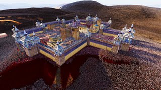 10,000 Crusader FORT vs 6 MILLION Soldiers! - UEBS 2 Ultimate Epic battle Simulator 2