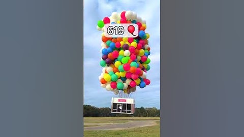 How Many Balloons To Make A Store Fly?