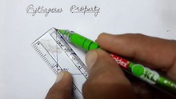 RIGHT-ANGLED TRIANGLES AND PYTHAGORAS PROPERTY, CH 6,THE TRIANGLE AND ITS PROPERTIES, CLASS 7, MATHS