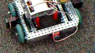 Bot with optical shaft encoders