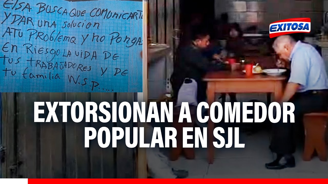 🔴🔵¡Indignante! Extorsionan a comedor popular desde marzo en SJL: Madres temen por sus vidas