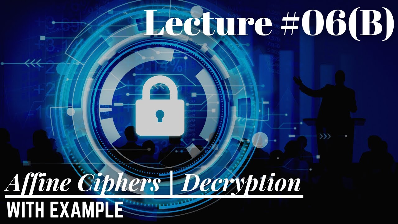 Lec-06(B): How to do Decryption by using Affine Cipher | Example # 01 ...