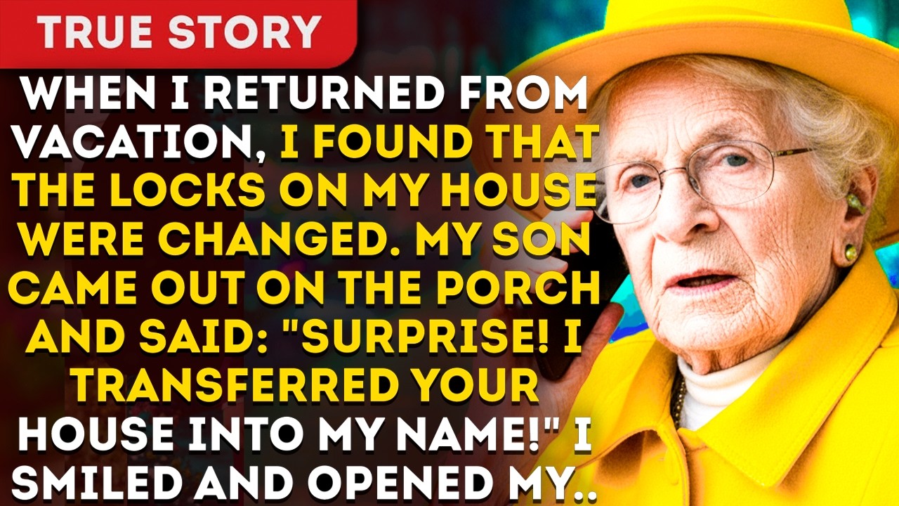 When My Husband And I Returned From Vacation, We Found That The Locks On Our House Were Changed...