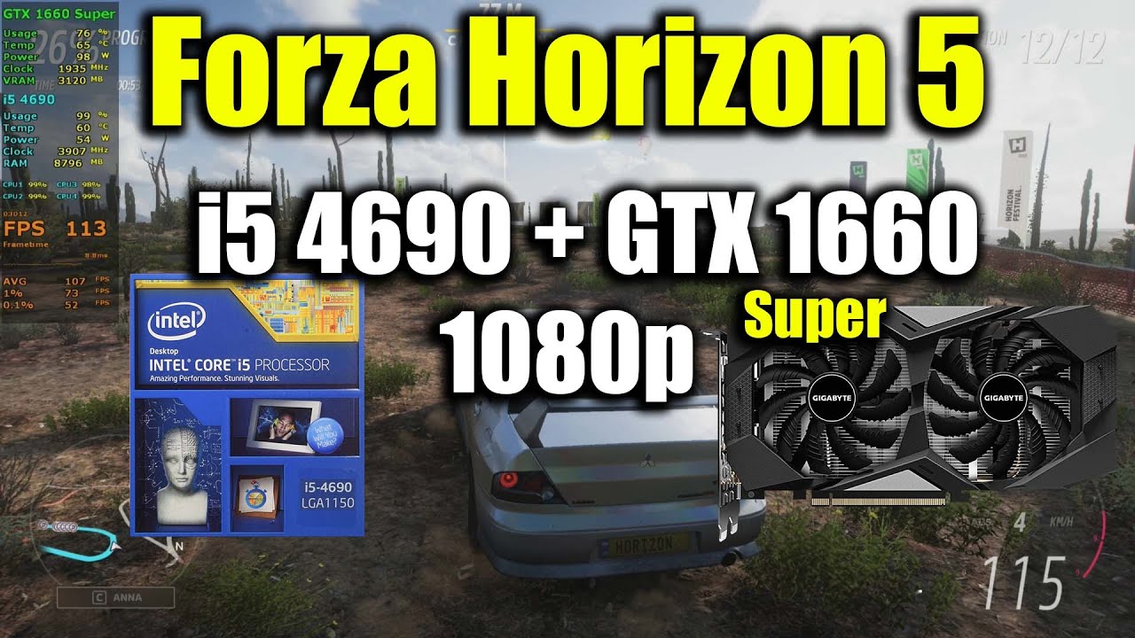 Forza Horizon 5 - i5 4690 + GTX 1660 Super - YouTube