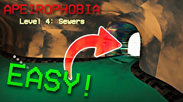 HOW TO ESCAPE Level 4: Sewers in Apeirophobia (ROBLOX) [OUTDATED, CHECK DESCRIPTION]