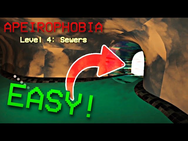 HOW TO ESCAPE Level 4: Sewers in Apeirophobia (ROBLOX) [OUTDATED, CHECK  DESCRIPTION] 