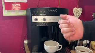Einstellung des Mahlwerks De'Longhi Magnifica ESAM 3000.B Kaffeevollautomat Bedienung Anleitung