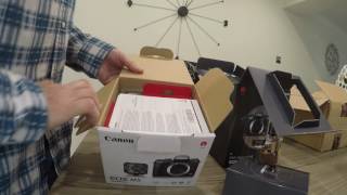Canon EOS M5 Get Started Kit Unboxing