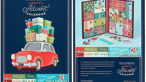 Spellbinders Crafty Advent Calendar = Day 17