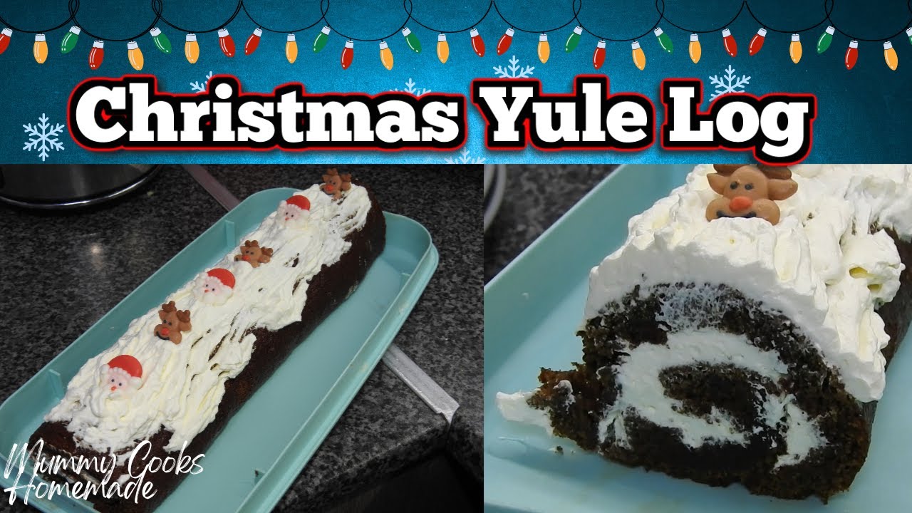 Простой рецепт рождественского полена без шоколада.