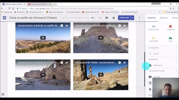 Crea un sitio Web en Google Sites  Añade mapas y vídeos