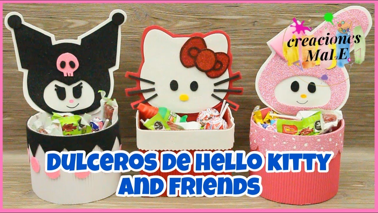 DULCEROS DE HELLO KITTY AND FRIENDS || DIY