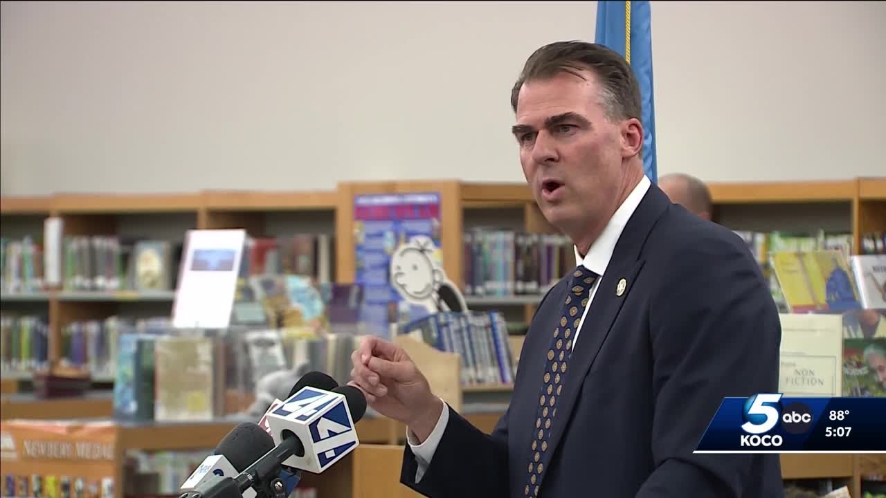 Gov. Kevin Stitt announces new state education leadership in Tulsa