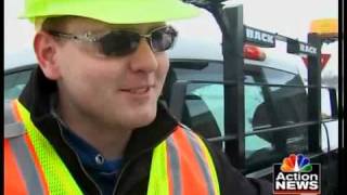 Crews prep George Brett Bridge over I-70 for implosion
