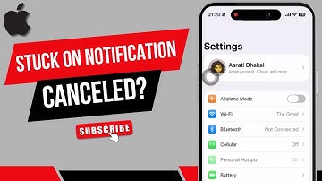 How To Fix iPhone Stuck on Notification Canceled