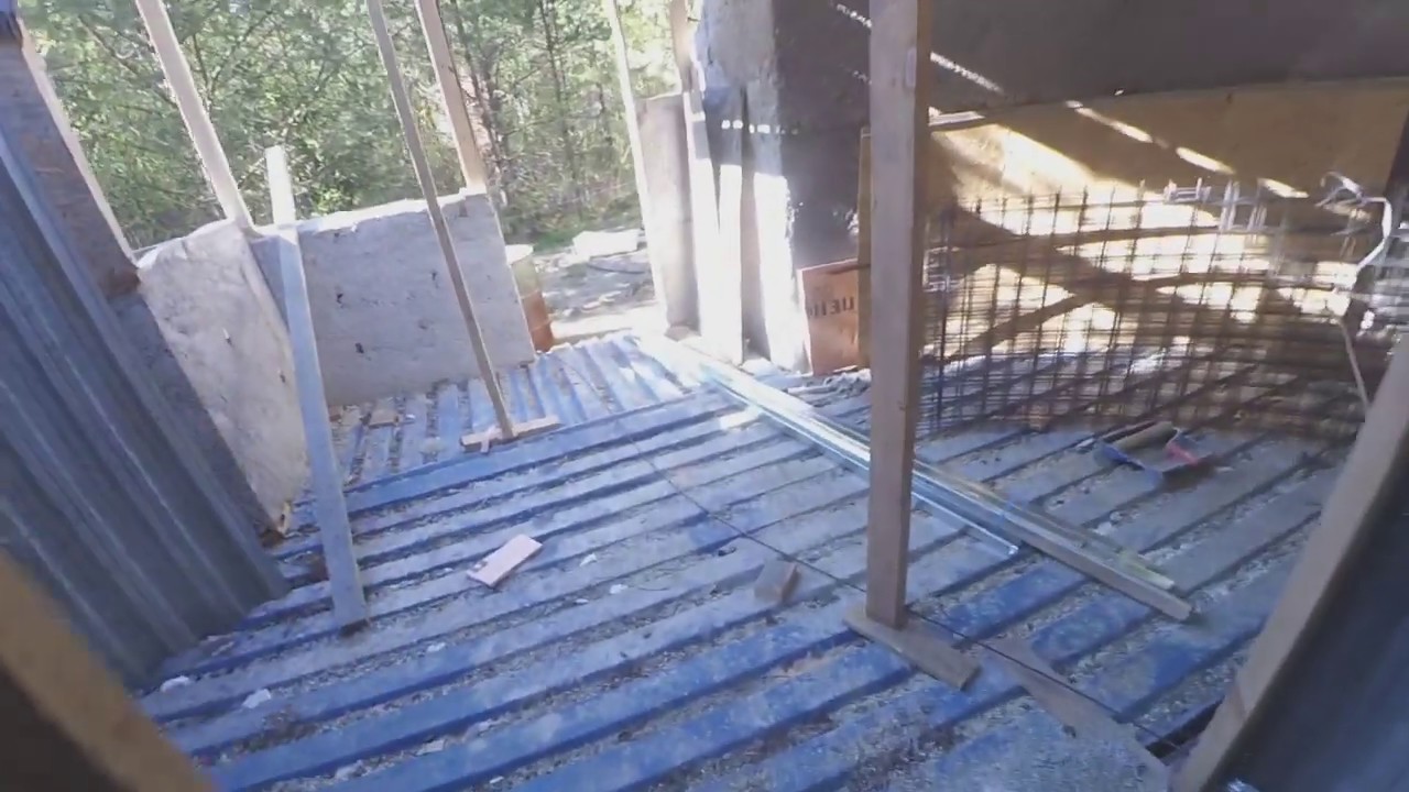 Стяжка пола полистиролбетон купол - YouTube