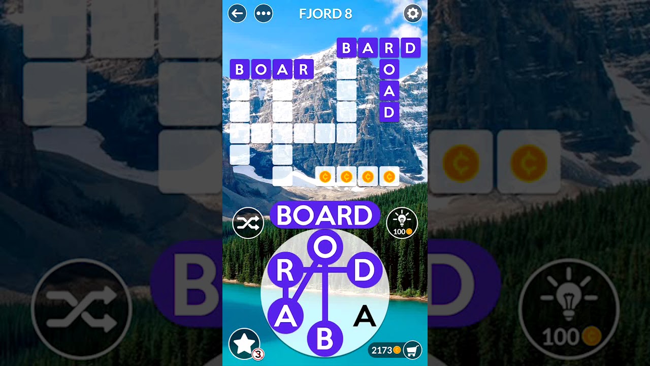 Wordscapes Fjord 8 Wordscapes Answers YouTube
