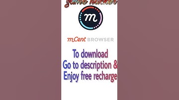 mCent Browser download link in "Game Hacker"