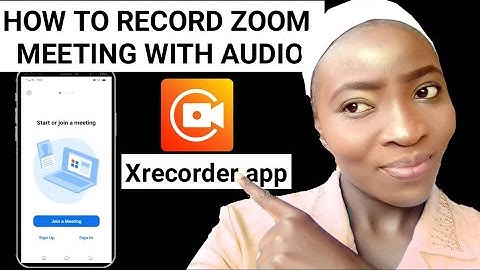 How To Record Zoom Meeting With  Audio On Android | Xrecorder Tutorial