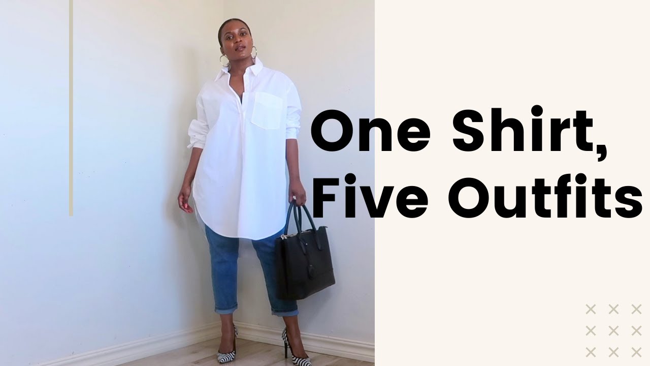How to Style  Oversized White Shirt Styled 5 Ways 