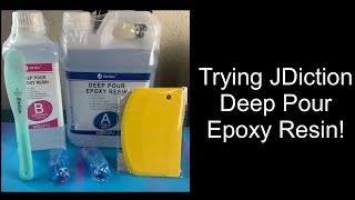 Trying JDiction Deep Pour Epoxy Resin! 