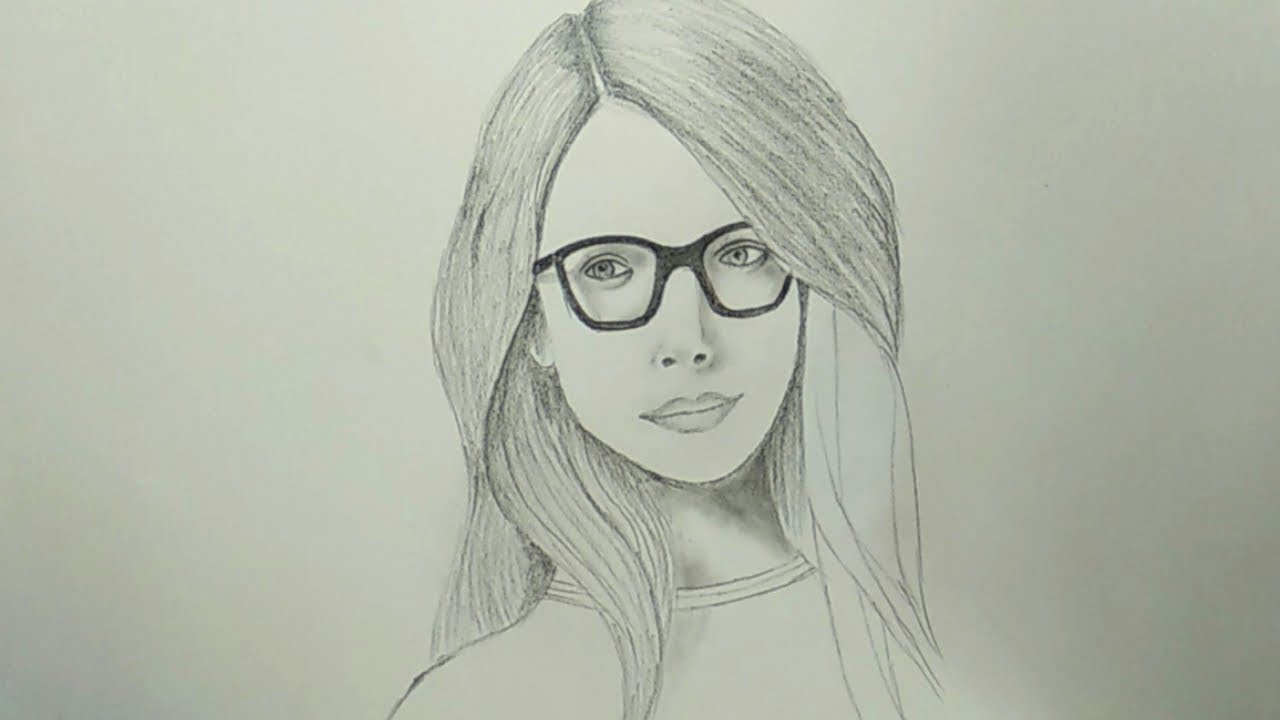 Pencil Drawing How To Draw A Cute Female Face Easy