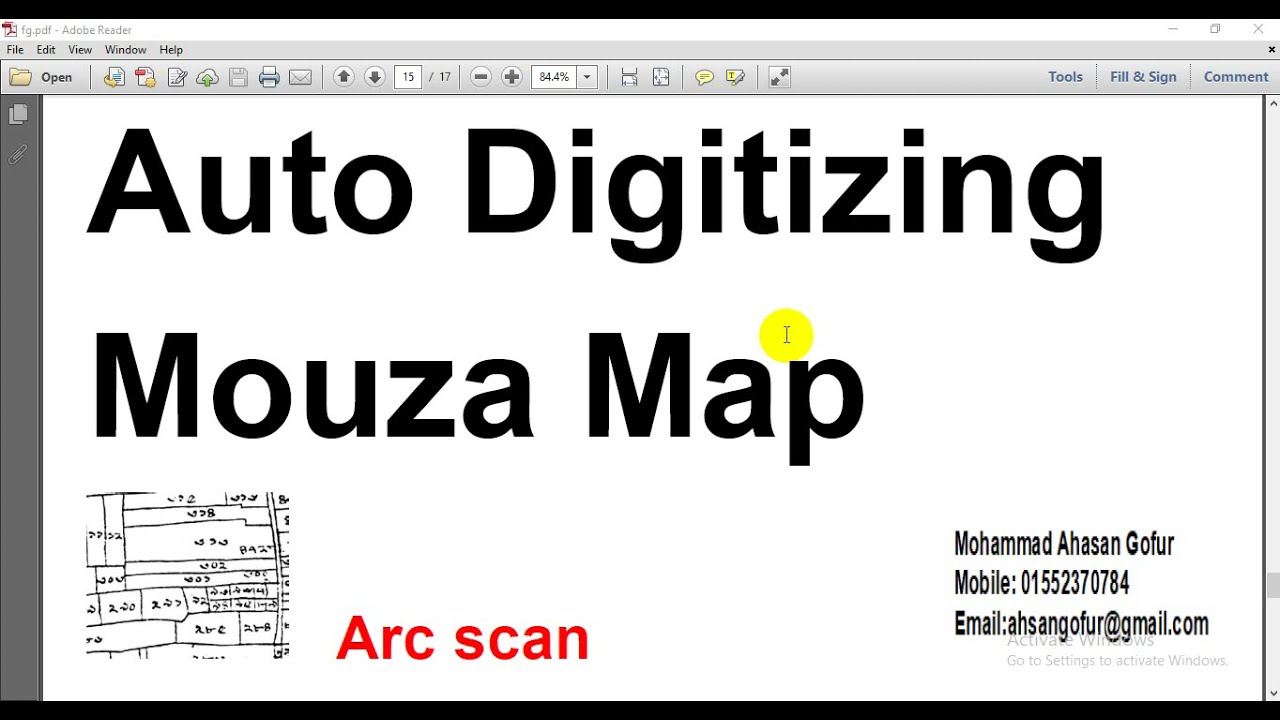 মৌজা ম্যাপকে Auto digitizing কিভাবে করবেন Arc Map এর মাধ্যমে