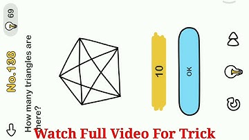 Brain Out Level 147 How many triangles are there