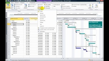 Crear un Cronograma rápidamente con Microsoft Project 2010 - PMS