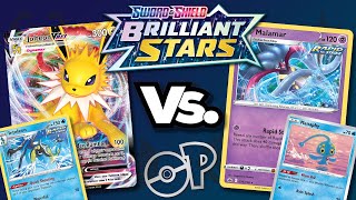 1 Prize Decks are BACK with MANAPHY? Early Brilliant Stars Gameplay/Battles (Pokemon TCG)