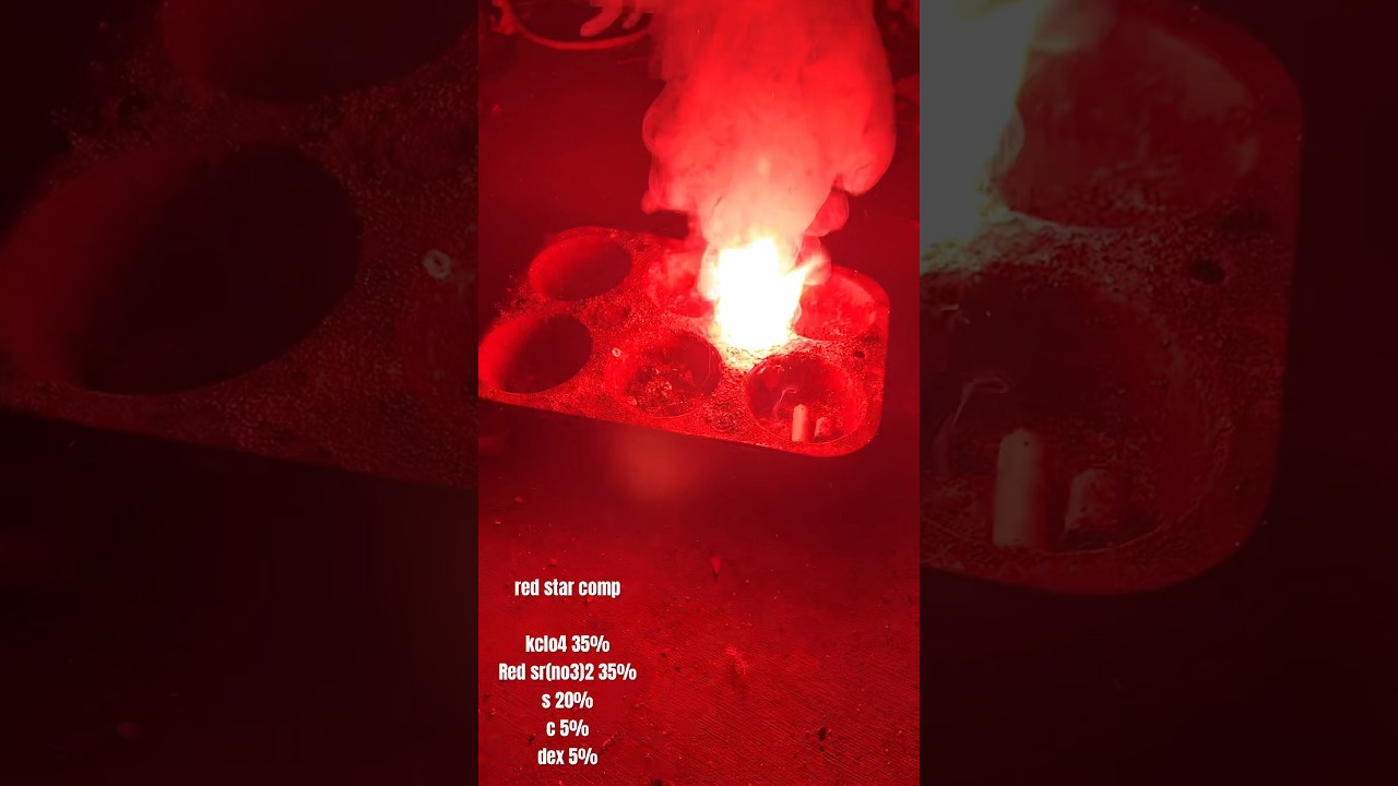 Red star composition + pink & purple 