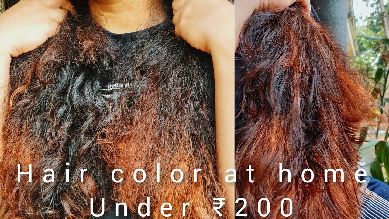 How to color your hair at home🏡 streax hair color Hazel brown