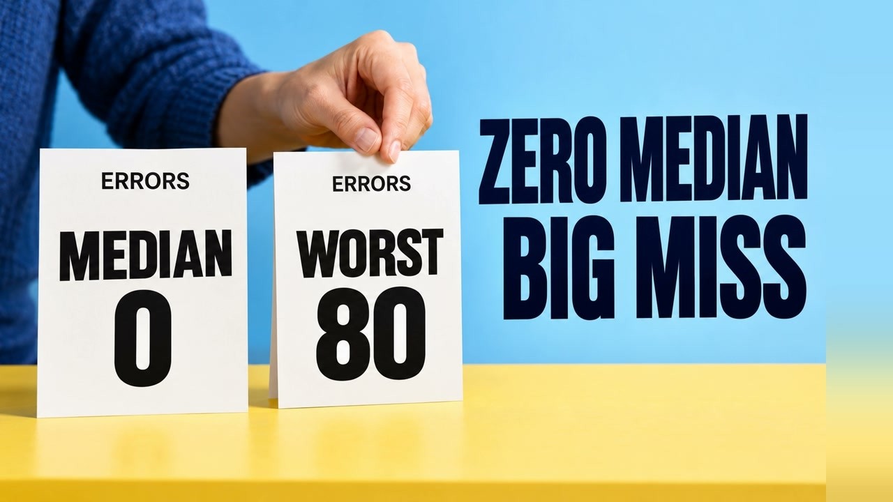 Maximum Absolute Error Example Median Absolute Error: Why Zero Does Not Prove Every Prediction Was ...