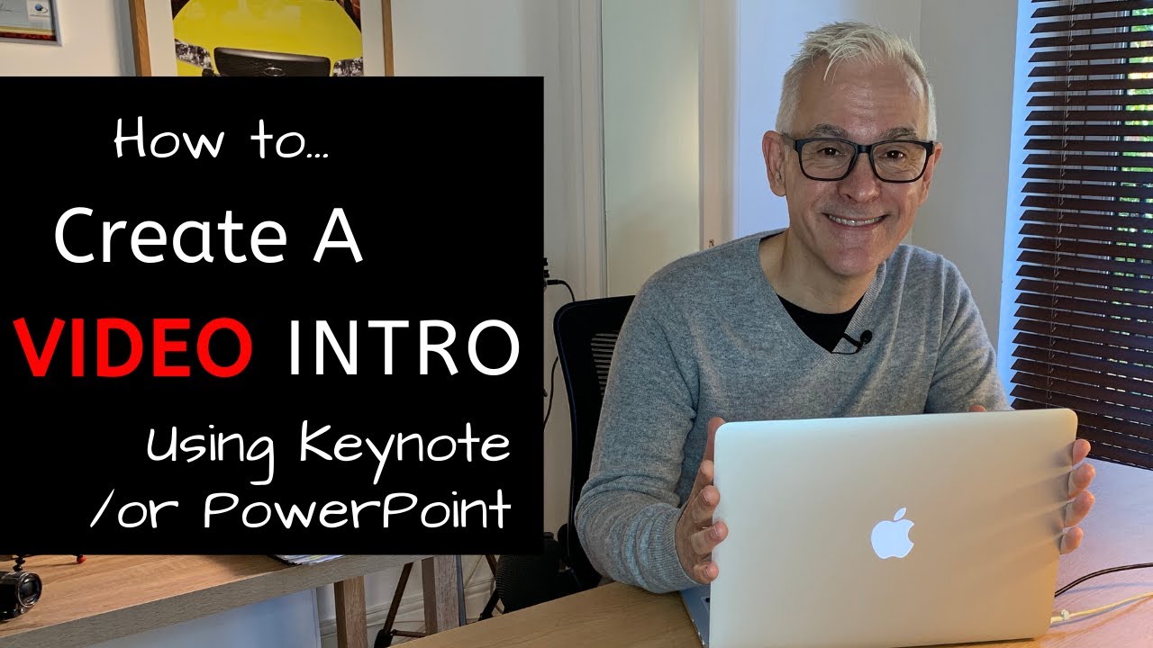 How To Create A Video Intro Using Keynote or Powerpoint - YouTube