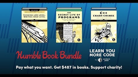 Humble Bundle ~ Learn You More Code by No Starch Press Books Bundle ~ March 2021 😍💜😍