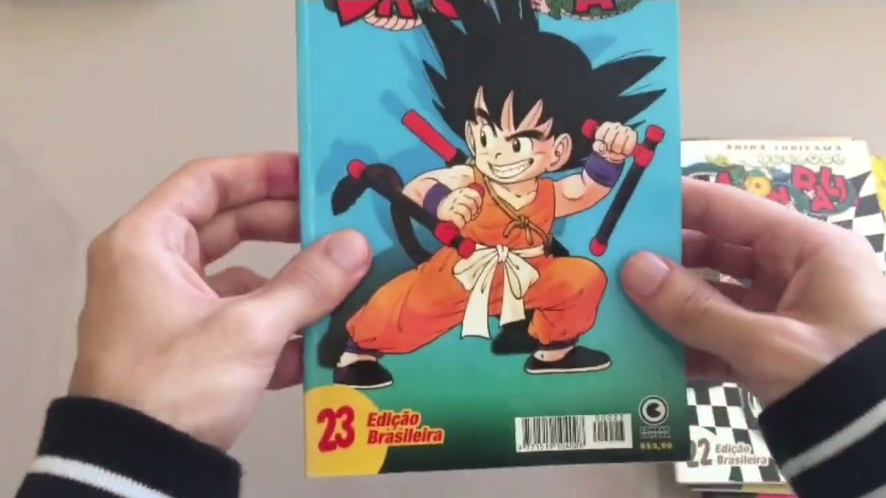 MINHA COLEÇÃO DE MANGÁS DE DRAGON BALL CLÁSSICO